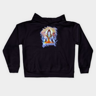 Shiva Hindu God Kids Hoodie